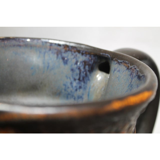 Brown West German Ceramic Ewer by Walter Gerhards, 1970s For Sale - Image 8 of 12