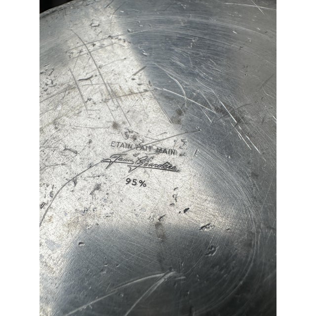 Pewter Champagne Bucket Cooler by Jean Goardere, 1970s For Sale - Image 15 of 16