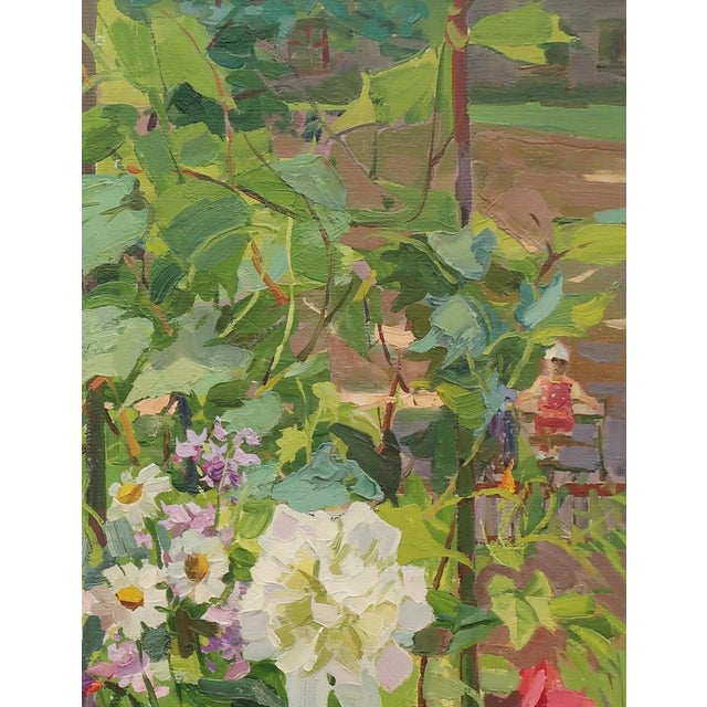 Realism Vintage Floral Still Life Oil Painting, 1968 For Sale - Image 3 of 6