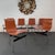 Laverne International 1950s Set of 6 Leather "T" Chairs by Katavolos, Kelley & Littell for Laverne Inc. For Sale - Image 4 of 11