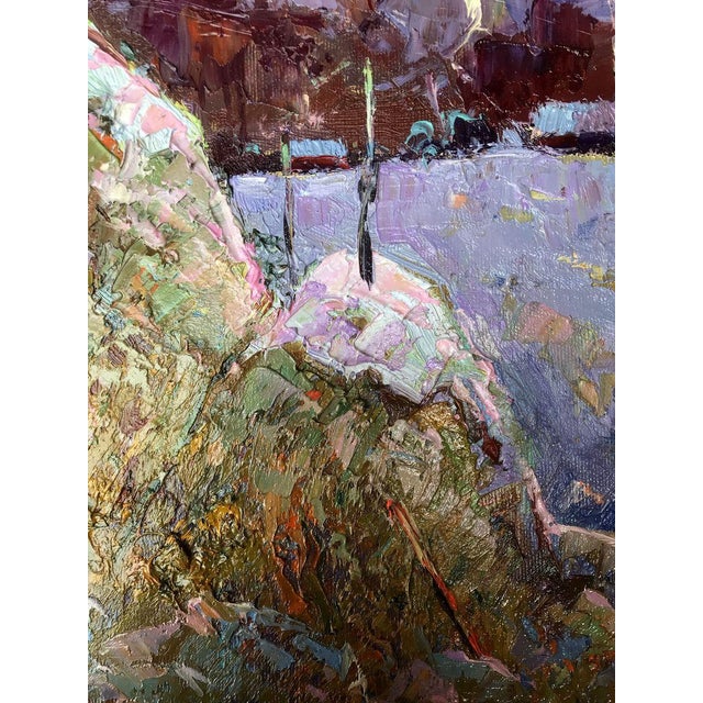 2020s Oil Painting Moonlit Night Oksana Ivanyuk For Sale - Image 5 of 12