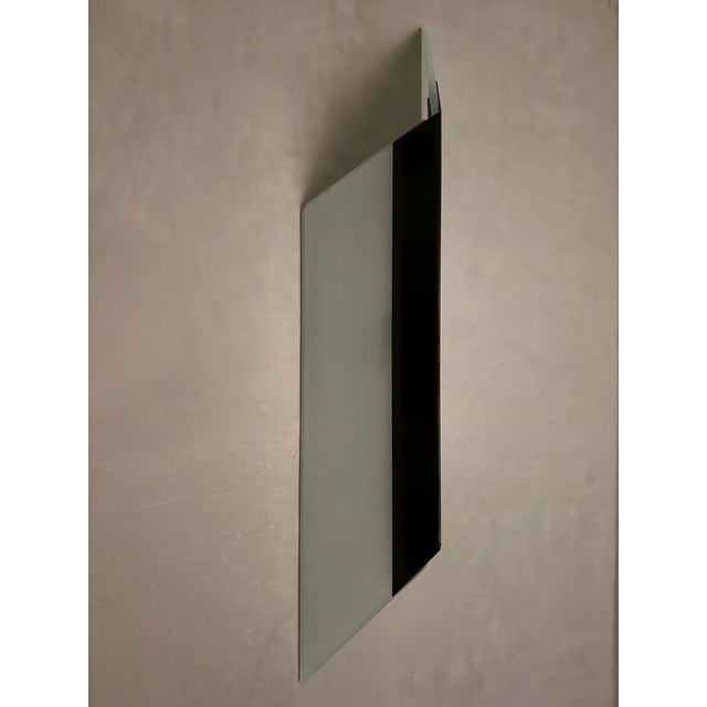 Metal Donovan Lighting Sculptural Frosted Glass Wall Sconce, 18 Available For Sale - Image 7 of 17