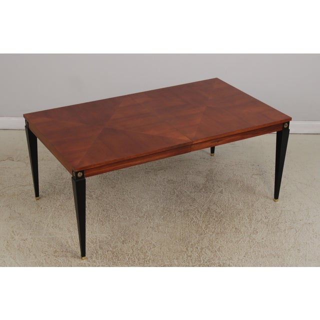 Age: Approx: 25 Years Old Details: Finish no.285 Medallion Collection Ebonized Black Legs Quality Construction French...