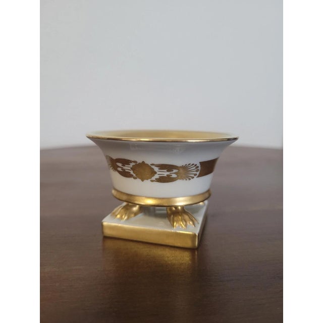 Herend porcelain bowl with gold thread. Mark present on the bottom of the item. This piece has an attribution mark, I am...