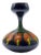 Hand-Painted Ceramic Hourglass Vase, Italy, 1950s For Sale