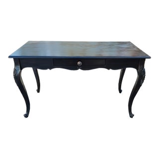 Restored Ralph Lauren Mahogany Cannes French Bureau Plat Desk For Sale