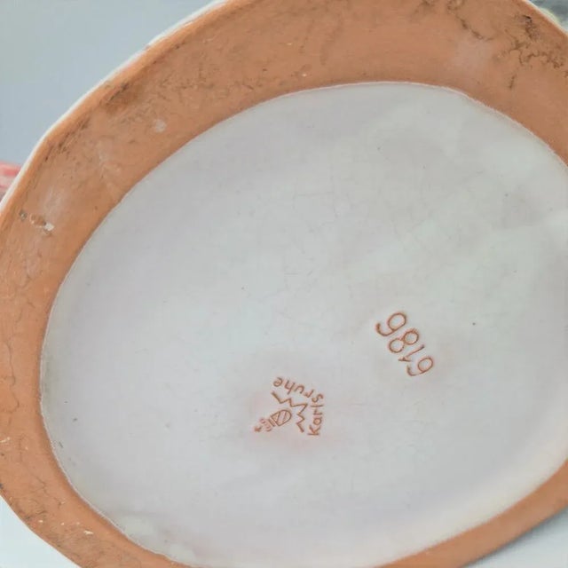 Mid-Century Modern Large Ceramic Figurine by Lilli Hummel for Karlsruhe Majolika, 1956 For Sale - Image 3 of 6