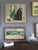 Mid-Century Modern 1957 Mid-Century Modern 'Jug & Lemon' Vintage Original Still Life Oil Painting, Framed For Sale - Image 3 of 13