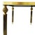 Metal Vintage Brass Side Table in Black Smoked Glass, 1960s For Sale - Image 7 of 9