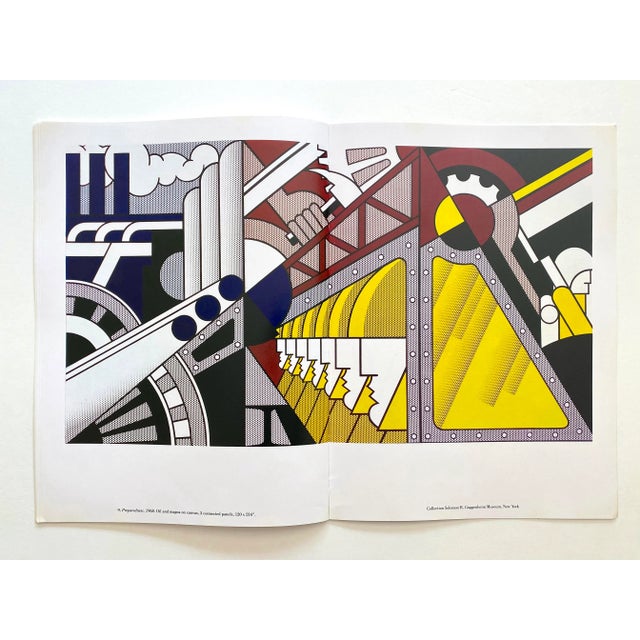 Navy Blue Roy Lichtenstein Vintage 1993 First Edition Offset Lithograph Print Large Pop Art Book For Sale - Image 8 of 13