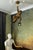 Large German Black Forest Carved Wood Mountaineer with Lantern, 1950s For Sale - Image 9 of 18