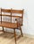 Vintage Maple Spindle Two-Seat Bench Double Crest Turned Legs Farmhouse For Sale - Image 12 of 18