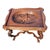 1920 Ornate Carved Angel Display Table With Glass Top and Sculptural Legs For Sale - Image 14 of 18