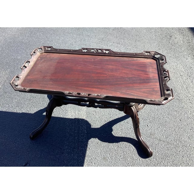 1940s Vintage Side Table or Serving Tray For Sale In Orlando - Image 6 of 9