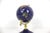 Vintage Gemstone Globe Lapis Lazuli and Semi Precious Stones Desk Top Small Office Decor, Collector Gift For Sale - Image 4 of 12