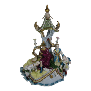 Monumental German Porcelain Figural Group