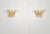 1990s Vintage Palmette Wall Light in Clear and Amber Glasses, 1990, Set of 2 For Sale - Image 5 of 17