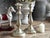 Victorian 1870s Pair Antique Bmf Candlesticks Nickel Silver For Sale - Image 3 of 12