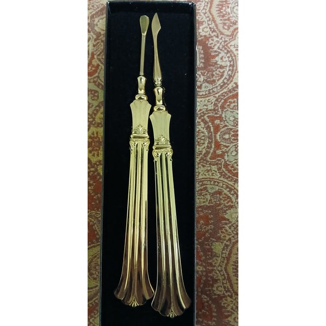 Vintage Reed & Barton Golden Rosewell Manicure Set This elegant vintage manicure set is a beautiful example of Reed &...