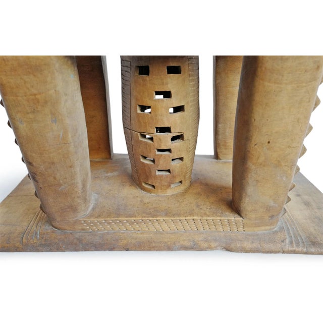 Early 20th Century Original Antique Asante African Chief Stool For Sale - Image 5 of 7