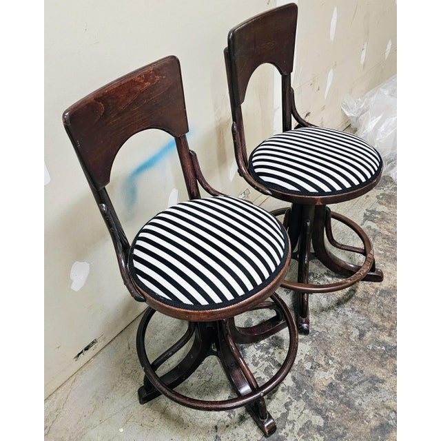 1930s Pair 1930s Telephone Operators Chairs For Sale - Image 5 of 10