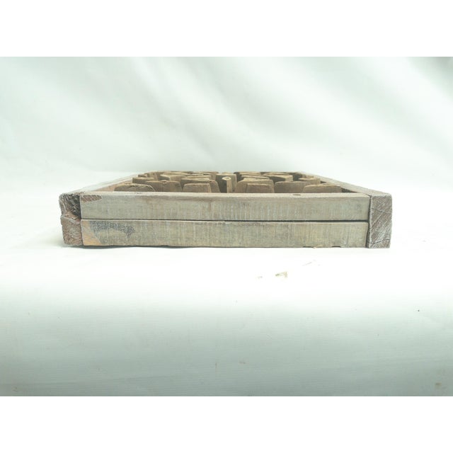 Lotus Flower Wood Form Wall Art For Sale - Image 11 of 15