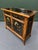 Traditional Vintage Aesthetic Movement Style Bamboo and Black Lacquer Chinoiserie Cabinet For Sale - Image 3 of 11