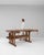 Mid 20th Century Mid 20th Century Czechia Traditional Burnt Orange Wood Console Table For Sale - Image 5 of 10