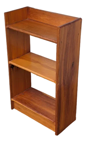 Small Vintage Handmade Solid Oak Bookshelf