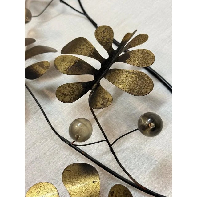 Curtis Jere Rare 1970's Signed Curtis Jere Wall Sculpture of Tree Branch For Sale - Image 4 of 12