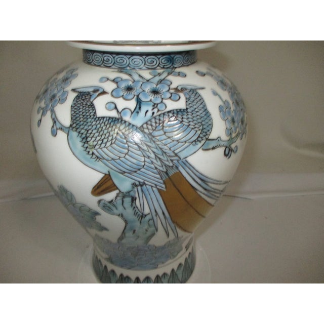 Vintage Japanese Gold Imari Temple Jar For Sale - Image 4 of 11