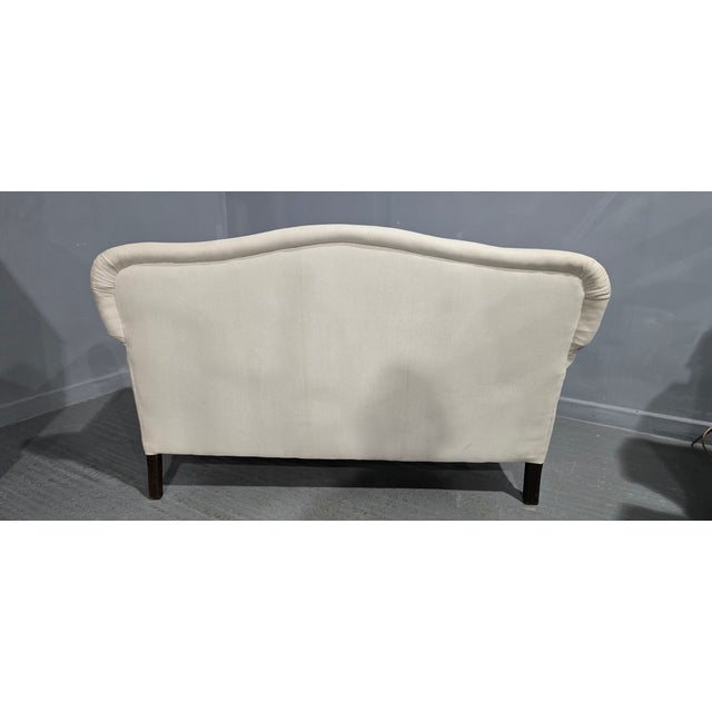 Antique Upholstered Two-Seater Sofa, 1900s For Sale - Image 10 of 12