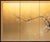 1960s "Sakura", C. 1960s Showa Era Japanese Painted Byobu Screen For Sale - Image 5 of 18