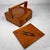 Brown Vintage Japanese Wooden Sewing Case, 1980s For Sale - Image 8 of 12