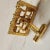 1970s 1970s Brutalist Christian Dior Gold Tone Enamel Stone Cufflinks For Sale - Image 5 of 11