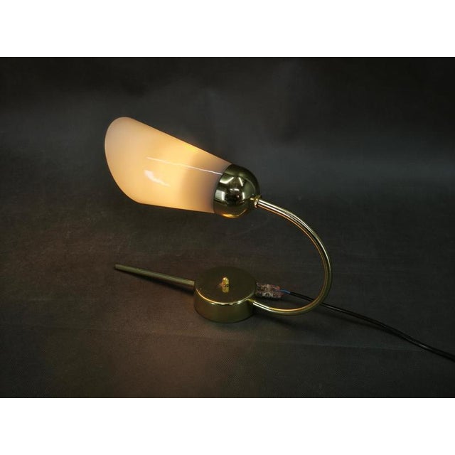 Brass Opaline Wall Lights by Kamenický Šenov, 1970s, Set of 2 For Sale - Image 12 of 13