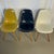 DSW Side Chairs in Parchment, Navy Blue, Light Olive and Light Ochre by Eames for Herman Miller, 1960s, Set of 4 For Sale - Image 3 of 17