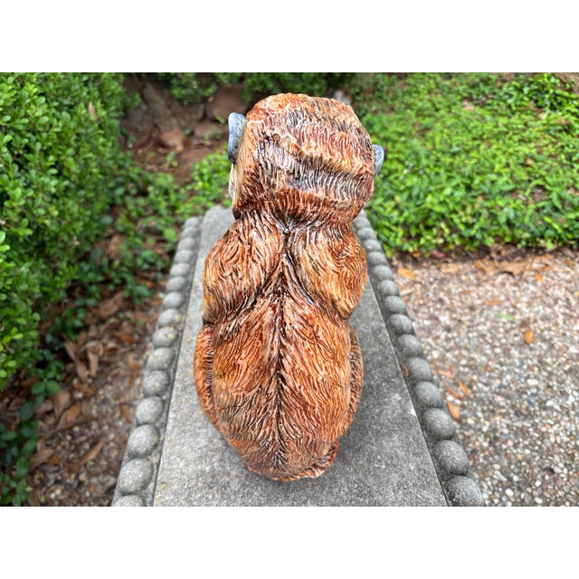 1960s Italian Glazed Ceramic Monkey Stamped Ronzan For Sale - Image 9 of 10