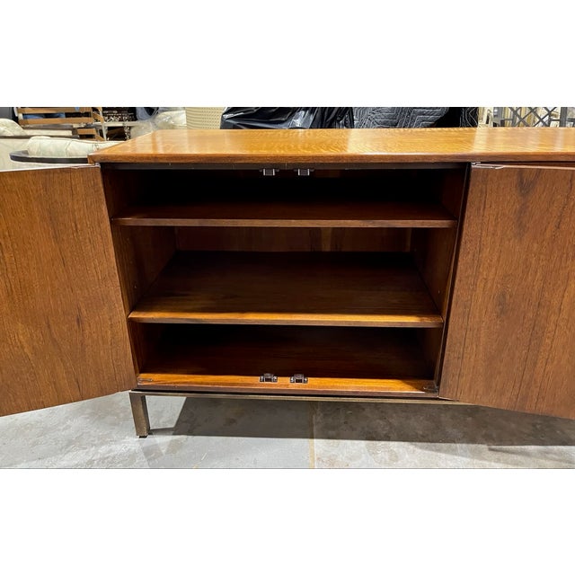 Wood Mid Century Modern Walnut Sideboard. Founders Furniture, Attributed For Sale - Image 7 of 18