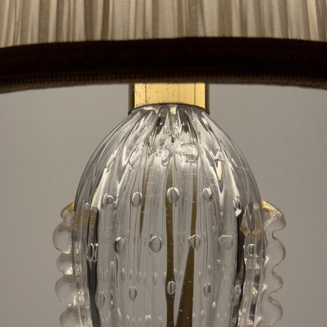 Murano Glass Table Lamp from Barovier and Toso, Italy, 1980s For Sale - Image 14 of 18