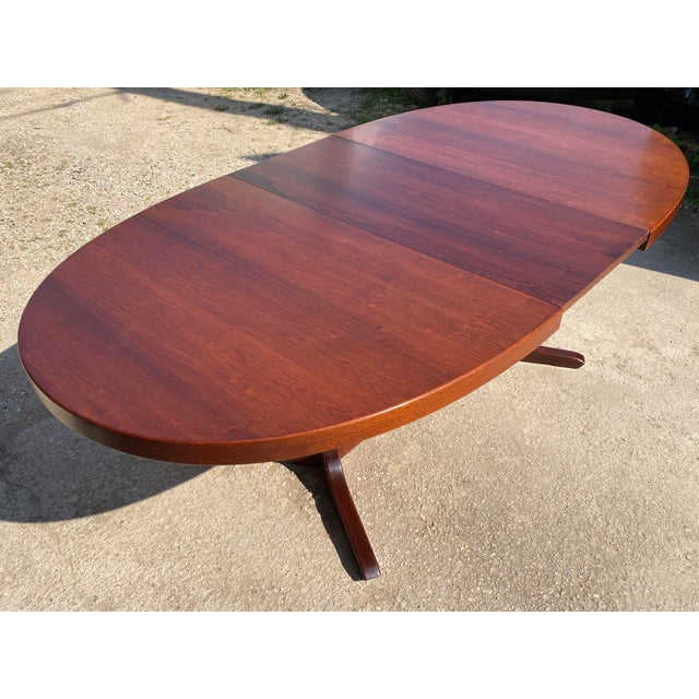 Scandinavian Baumann Round Oval Table in Rosewood, 1960s, Set of 3 For Sale - Image 15 of 18
