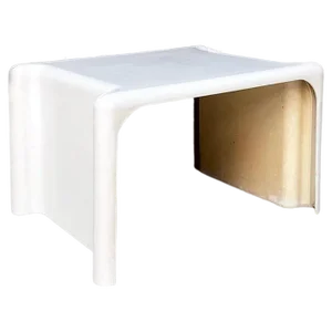 Italian Modern Plastic Side Table attributed to Giotto Stoppino for Elco Scorze, 1970s
