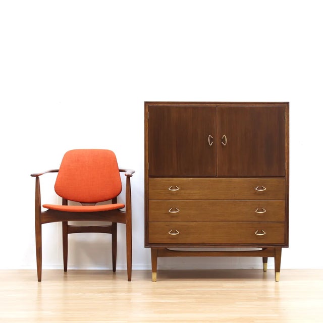 1960s Mid Century Dresser Cabinet by Wrighton Furniture For Sale In Los Angeles - Image 6 of 12