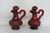 This lovely Set of Cruets Oil and Vinegar Bottles were made of glass. This Pair of Cruet is stamped on the bottom as being...