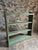 Green Vintage Pine Open Shelving Unit in Sage Green Paint, 1900 For Sale - Image 8 of 18