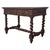 19th Spanish Walnut Desk With Two Drawers and Solomonic Turning Legs For Sale - Image 13 of 13