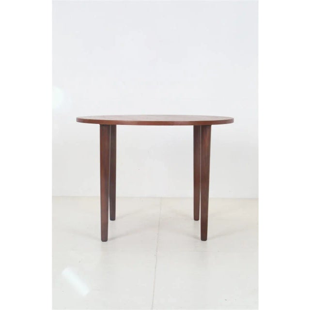 Danish No. 31 Round Coffee Table in Teak from Winge Møbler, 1960s, in Restored conditions. Designed 1960 to 1969 This...