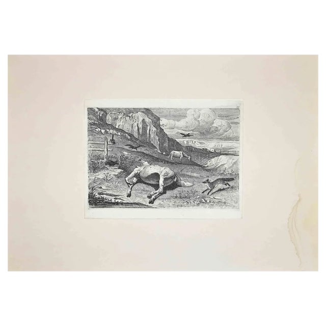 After Charles Coleman, Roman Countryside, Etching For Sale