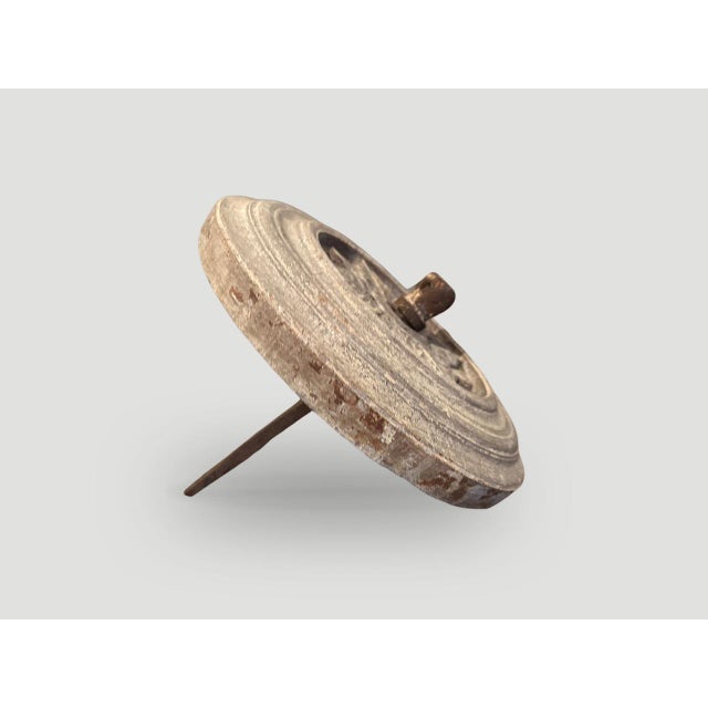 Antique Wood Door Handle For Sale - Image 4 of 6