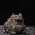 Metal Pair of Gilt Bronze Figures of Mythical Beasts (Pixiu) For Sale - Image 7 of 9